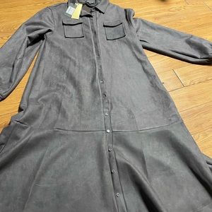 Mila Long sleeve Midi utility dress